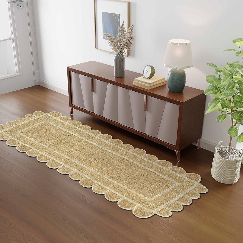 Natural Jute Runner Rug – approx 8.1 ft x 2.6 ft